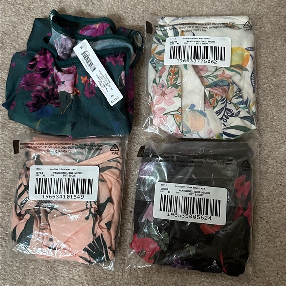 Soma Other - 4 X Soma Vanishing Edge Microfiber Boy short, $72 value